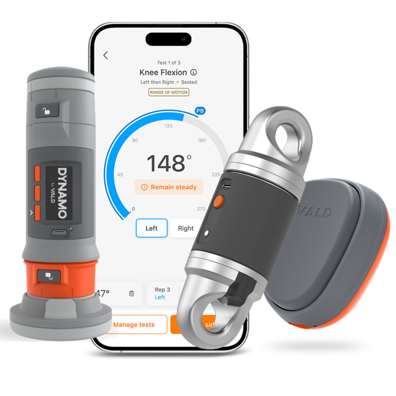 澳大利亚 VALD DYNAMO PLUS/LITE/MAX 便携式肌力测试和运动范围测试系统
