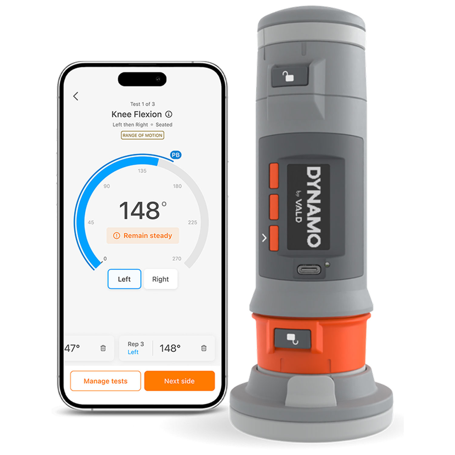 澳大利亚 VALD DYNAMO PLUS/LITE/MAX 便携式肌力测试和运动范围测试系统