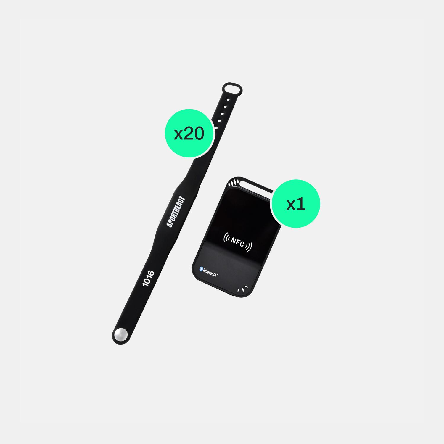 Sportreact 运动反应 NFC 套装 训练和测试环境中快速、准确和可扩展的运动员识别提供了完整的解决方案。