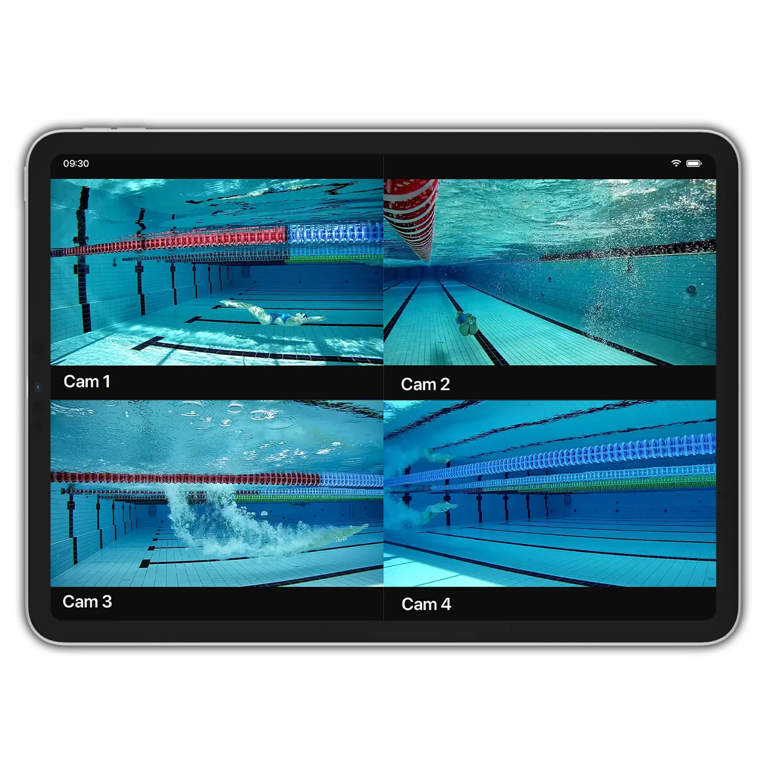 Athlee 游泳实时反馈视频监测系统 水下游泳摄像机 无线 水下相机