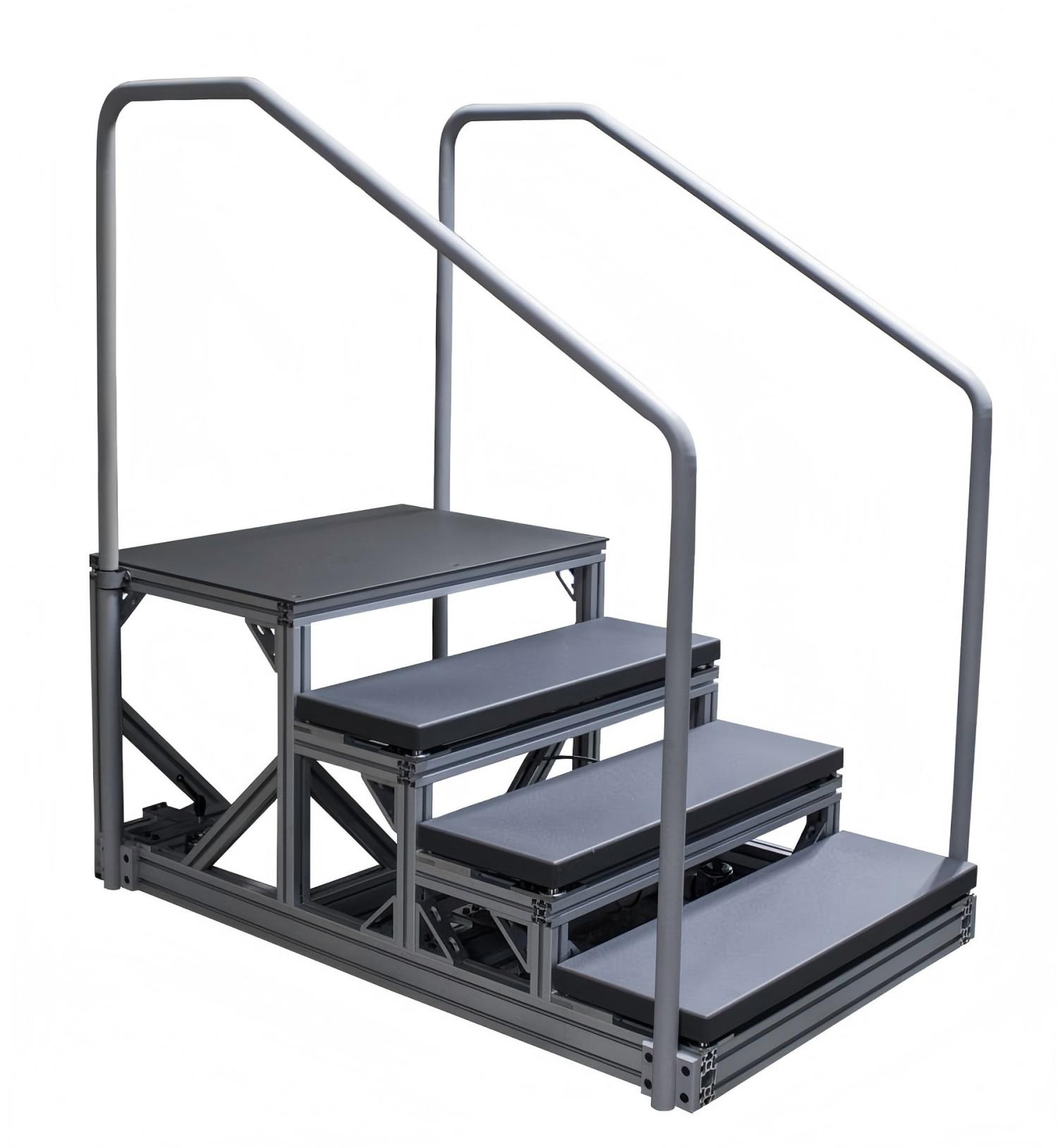 Bertec Force Plates 固定测力台与便携式测力台 步态、平衡和性能分析设计 测力台 测力楼梯