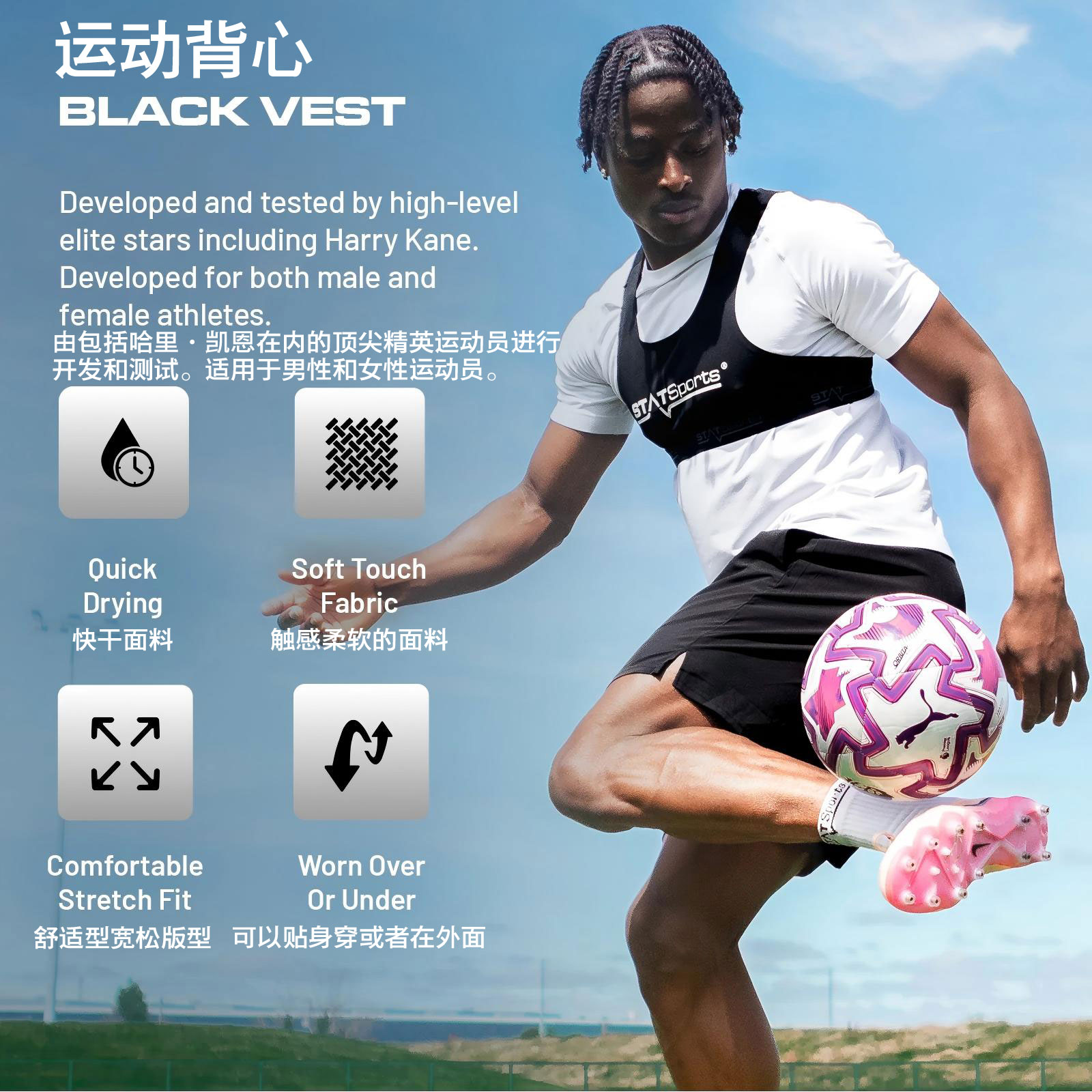 英国 STATSPORTS APEX 女子款 足球运动员系列 GPS 性能追踪器 可穿戴运动表现监控系统