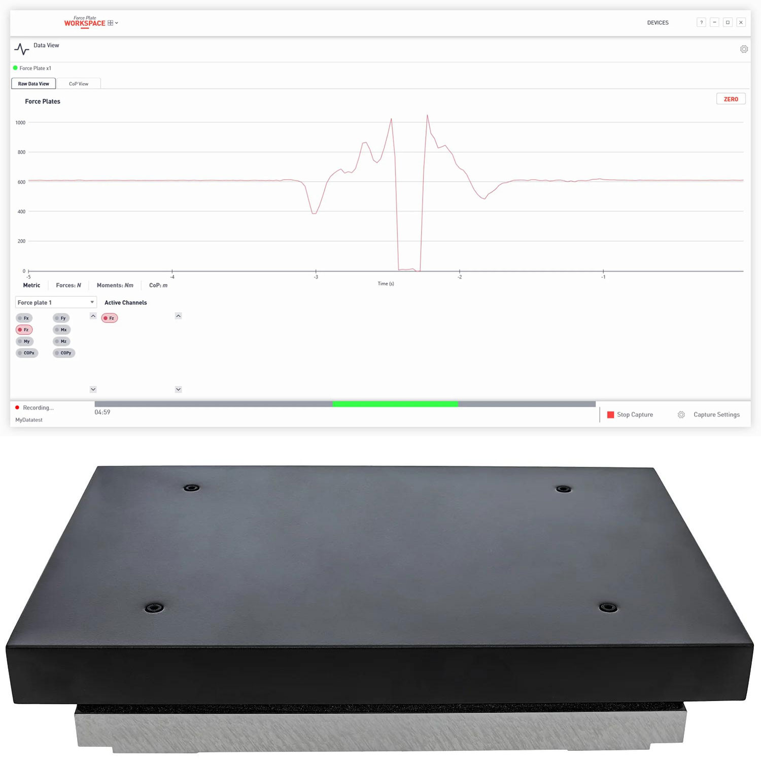 Bertec Force Plates 固定测力台与便携式测力台 步态、平衡和性能分析设计 测力台 测力楼梯