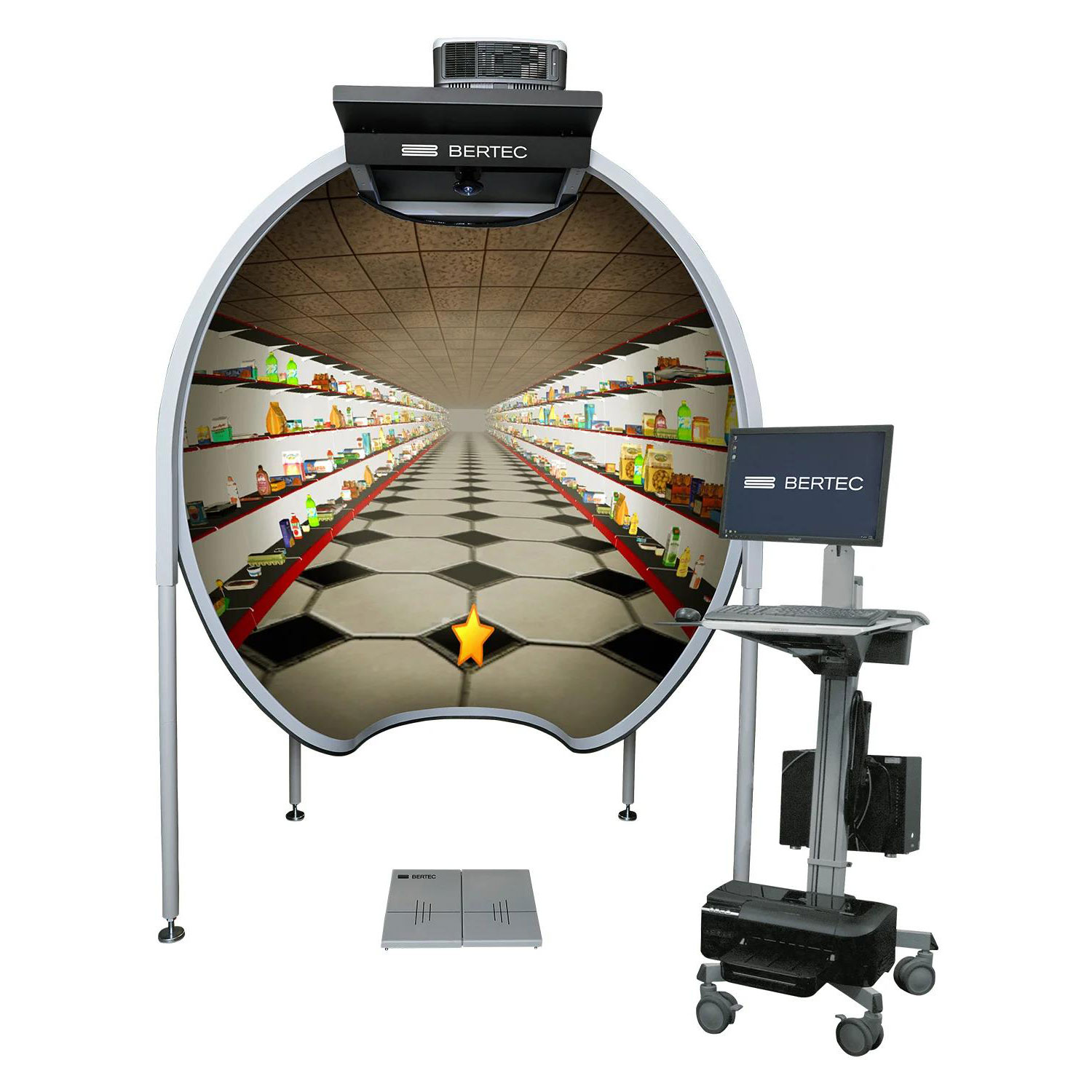 Bertec 智能动态姿势描记法 沉浸式虚拟现实训练 视觉刺激（CDP/IVR）